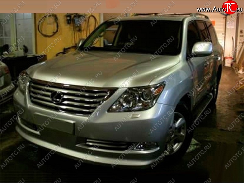 26 249 р. Передний бампер ELFORD Lexus LX570 J200 дорестайлинг (2007-2012) (Неокрашенный)  с доставкой в г. Чебоксары