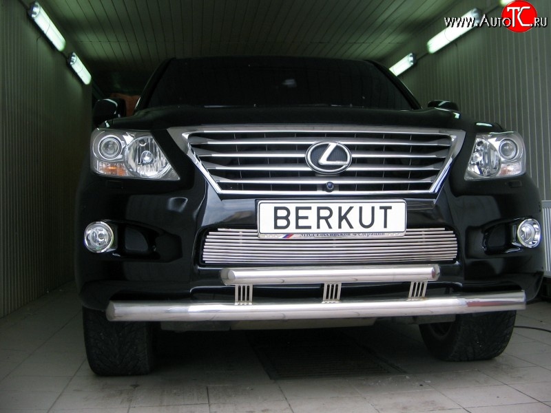 8 799 р. Декоративная вставка воздухозаборника Berkut Lexus LX570 J200 дорестайлинг (2007-2012)  с доставкой в г. Чебоксары