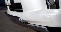 17 999 р. Защита переднего бампера (2 трубыØ75х42 мм, нержавейка) Russtal Lexus LX570 J200 дорестайлинг (2007-2012)  с доставкой в г. Чебоксары. Увеличить фотографию 3
