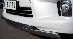 23 999 р. Защита переднего бампера (2 трубыØ42 и 75х42 мм, нержавейка) SLITKOFF Lexus LX570 J200 дорестайлинг (2007-2012)  с доставкой в г. Чебоксары. Увеличить фотографию 3