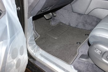 719 р. Коврики в салон Klever Premium (текстиль, 4 шт.)  Lexus LX570  J200 (2015-2022) 2-ой рестайлинг (Черные)  с доставкой в г. Чебоксары. Увеличить фотографию 2