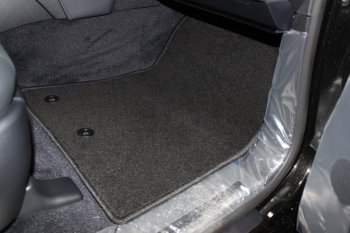 719 р. Коврики в салон Klever Premium (текстиль, 4 шт.)  Lexus LX570  J200 (2015-2022) 2-ой рестайлинг (Черные)  с доставкой в г. Чебоксары. Увеличить фотографию 3