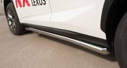 19 999 р. Защита порогов из круглой трубы диаметром 63 мм F SPORT SLITKOFF  Lexus NX200T  Z10 (2014-2017)  с доставкой в г. Чебоксары. Увеличить фотографию 4
