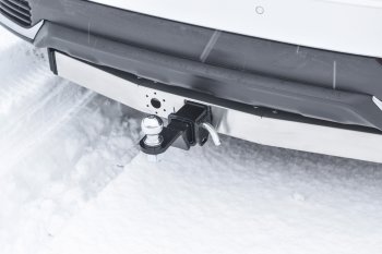 17 449 р. Фаркоп Petroil Tuning (съемный квадрат, с нержавеющей пластиной, под 1 выхлопную трубу) Lexus NX200 Z10 дорестайлинг (2014-2017) (Без заглушки приемного отверстия Шара)  с доставкой в г. Чебоксары. Увеличить фотографию 2