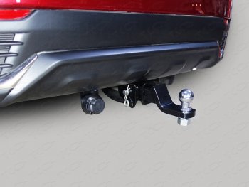 Фаркоп (тягово-сцепное устройство) TCC Lexus NX200T Z10 (2014-2017) (оцинкованный, шар E нержавейка)