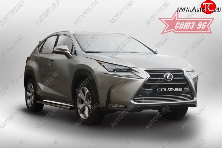 10 499 р. Декоративный элемент воздухозаборника Souz-96 (d10) Lexus NX300h Z10 дорестайлинг (2014-2017)  с доставкой в г. Чебоксары
