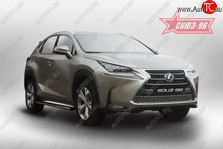 8 249 р. Декоративный элемент воздухозаборника Souz-96 V2  Lexus NX200T  Z10 - NX300h  Z10  с доставкой в г. Чебоксары