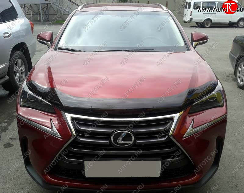 3 689 р. Дефлектор капота SIM Lexus NX200 Z10 дорестайлинг (2014-2017)  с доставкой в г. Чебоксары