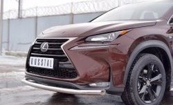 15 999 р. Защита переднего бампера (Ø63 мм, нержавейка) SLITKOFF Lexus NX200 Z10 дорестайлинг (2014-2017)  с доставкой в г. Чебоксары. Увеличить фотографию 4
