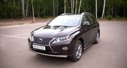 13 999 р. Одинарная защита переднего бампера диаметром 63 мм SLITKOFF  Lexus RX270  AL10 - RX450H  AL10  с доставкой в г. Чебоксары. Увеличить фотографию 4