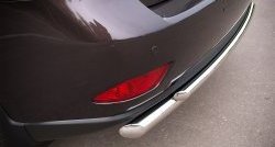 16 299 р. Защита заднего бампера (Ø63 и 42 мм, нержавейка) SLITKOFF Lexus RX350 AL10 дорестайлинг (2008-2012)  с доставкой в г. Чебоксары. Увеличить фотографию 2