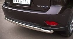 16 299 р. Защита заднего бампера (Ø63 и 42 мм, нержавейка) SLITKOFF Lexus RX350 AL10 дорестайлинг (2008-2012)  с доставкой в г. Чебоксары. Увеличить фотографию 3