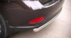 15 349 р. Одинарная защита заднего бампера из трубы диаметром 63 мм SLITKOFF  Lexus RX270  AL10 - RX450H  AL10  с доставкой в г. Чебоксары. Увеличить фотографию 2