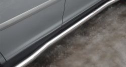 19 999 р. Защита порогов из круглой трубы диаметром 63 мм SLITKOFF Lexus RX350 XU30 дорестайлинг (2003-2006)  с доставкой в г. Чебоксары. Увеличить фотографию 3
