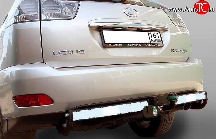 11 899 р. Фаркоп Лидер Плюс (c нерж. пластиной) Lexus RX350 XU30 дорестайлинг (2003-2006) (Без электропакета)  с доставкой в г. Чебоксары