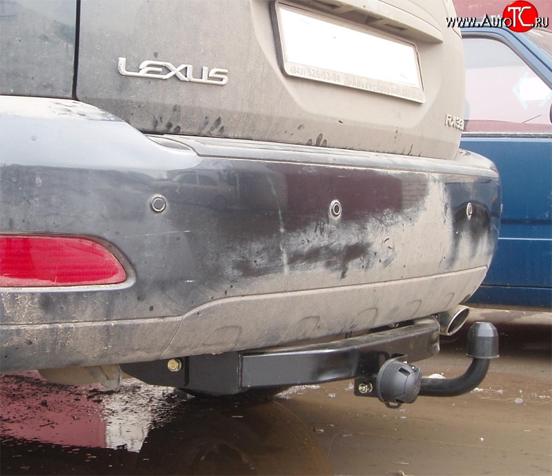 7 919 р. Фаркоп NovLine Lexus RX400H XU30 рестайлинг (2005-2009)  с доставкой в г. Чебоксары