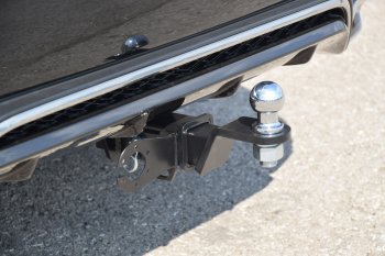14 349 р. Фаркоп Petroil Tuning (съемный квадрат, кроме версии Long) Lexus RX450 AL20 дорестайлинг (2015-2019)  с доставкой в г. Чебоксары. Увеличить фотографию 2