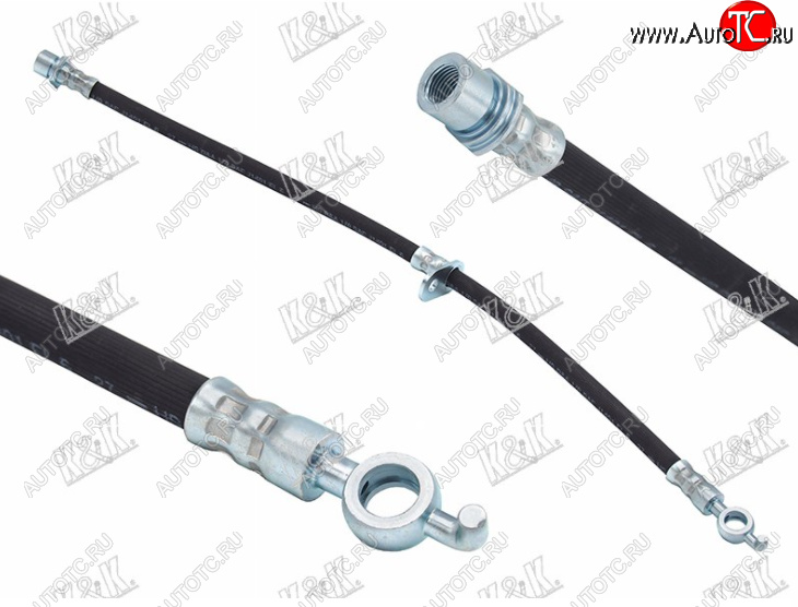 1 059 р. Левый передний тормозной шланг K&K Toyota Highlander XU40 дорестайлинг (2007-2010)  с доставкой в г. Чебоксары