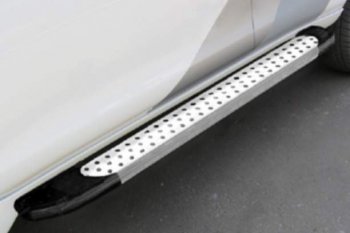 Порожки для ног Arbori Standart Silver Lifan X60 (2016-2025) 2-ой рестайлинг