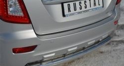 15 699 р. Одинарная защита заднего бампера из трубы диаметром 76 мм SLITKOFF  Lifan X60 (2011-2025) дорестайлинг, 2-ой рестайлинг  с доставкой в г. Чебоксары. Увеличить фотографию 2