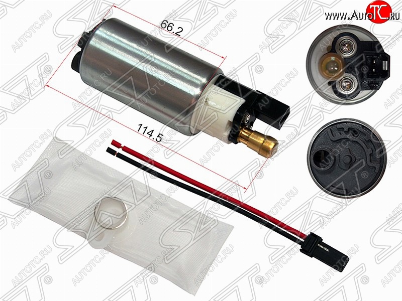 1 069 р. Насос топливный SAT (12V, 3BAR, 1,6 / 1,8 / 2,0) Mazda Demio 3 DE рестайлинг (2011-2014)  с доставкой в г. Чебоксары