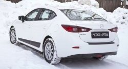 3 949 р. Молдинги RA  Mazda 3/Axela  BM (2013-2016) дорестайлинг седан (Поверхность глянец под окраску, Неокрашенные)  с доставкой в г. Чебоксары. Увеличить фотографию 2