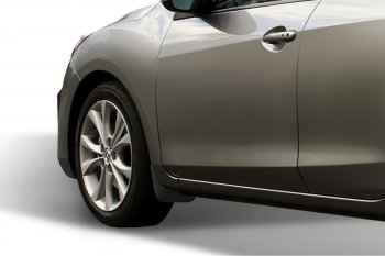 4 799 р. Брызговики Frosch (optimum, в коробке)  Mazda 3/Axela  BL (2011-2013) рестайлинг седан (Задние)  с доставкой в г. Чебоксары. Увеличить фотографию 2