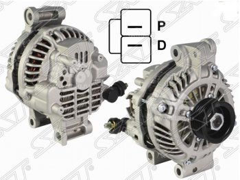 Генератор SAT (L813/LF17/L3C1, 12V 90A) Mazda 6 ( GG,  GG, GY) (2002-2008) лифтбэк дорестайлинг, седан дорестайлинг, универсал дорестайлинг, лифтбэк рестайлинг, седан рестайлинг, универсал рестайлинг