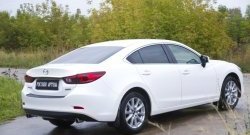 1 389 р. Накладка на задний бампер RA  Mazda 6  GJ (2012-2018) дорестайлинг седан, 1-ый рестайлинг седан  с доставкой в г. Чебоксары. Увеличить фотографию 3