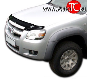 4 599 р. Дефлектор капота NovLine Mazda BT-50 (2006-2011)  с доставкой в г. Чебоксары