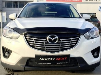 3 069 р. Дефлектор капота NovLine  Mazda CX-5  KE (2011-2017) дорестайлинг, рестайлинг  с доставкой в г. Чебоксары. Увеличить фотографию 3