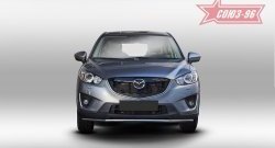 15 254 р. Одинарная защита переднего бампера (d42) Premium Souz-96 Mazda CX-5 KE рестайлинг (2015-2017)  с доставкой в г. Чебоксары. Увеличить фотографию 2