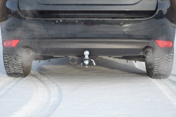 13 599 р. Фаркоп Petroil Tuning (съемный квадрат) Mazda CX-5 KE дорестайлинг (2011-2014)  с доставкой в г. Чебоксары. Увеличить фотографию 2