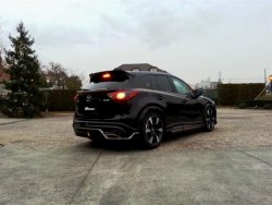 23 749 р. Накладка на задний бампер ROWEN Mazda CX-5 KE дорестайлинг (2011-2014) (Неокрашенная)  с доставкой в г. Чебоксары. Увеличить фотографию 3