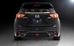 23 749 р. Накладка на задний бампер ROWEN Mazda CX-5 KE дорестайлинг (2011-2014) (Неокрашенная)  с доставкой в г. Чебоксары. Увеличить фотографию 5