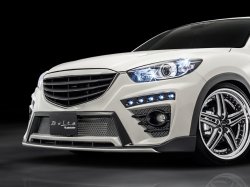 11 299 р. Решетка радиатора BELTA Mazda CX-5 KE рестайлинг (2015-2017) (Неокрашенная)  с доставкой в г. Чебоксары. Увеличить фотографию 2