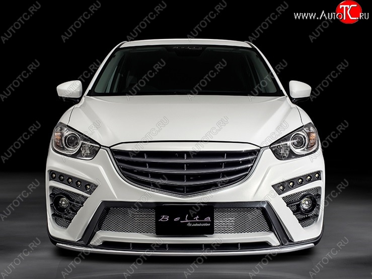 11 299 р. Решетка радиатора BELTA Mazda CX-5 KE рестайлинг (2015-2017) (Неокрашенная)  с доставкой в г. Чебоксары