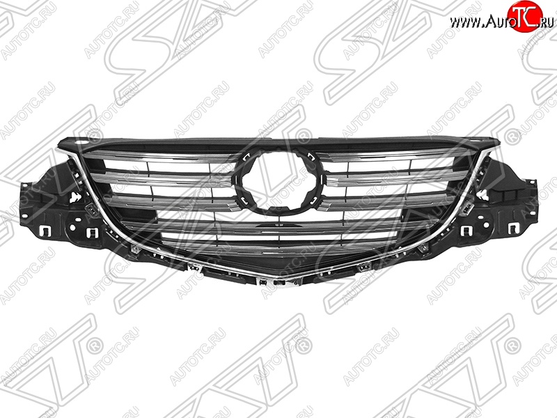 8 399 р. Решётка радиатора SAT Mazda CX-5 KE рестайлинг (2015-2017) (Неокрашенная)  с доставкой в г. Чебоксары