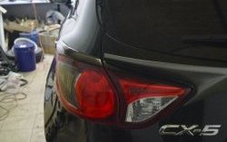 1 499 р. Реснички на фонари CT Mazda CX-5 KE рестайлинг (2015-2017)  с доставкой в г. Чебоксары. Увеличить фотографию 6