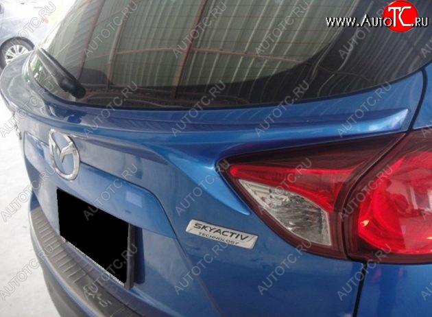 5 699 р. Лип спойлер CT Mazda CX-5 KE рестайлинг (2015-2017) (Неокрашенный)  с доставкой в г. Чебоксары