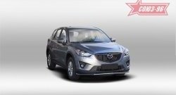 16 019 р. Защита переднего бампера одинарная Souz-96 (d42) Mazda CX-5 KE рестайлинг (2015-2017)  с доставкой в г. Чебоксары. Увеличить фотографию 3
