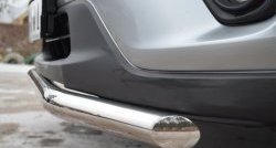 15 349 р. Одинарная защита переднего бампера диаметром 63 мм SLITKOFF Mazda CX-5 KE рестайлинг (2015-2017)  с доставкой в г. Чебоксары. Увеличить фотографию 3