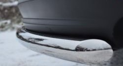 12 949 р. Одинарная защита заднего бампера из трубы диаметром 63 мм SLITKOFF  Mazda CX-5  KE (2011-2017) дорестайлинг, рестайлинг  с доставкой в г. Чебоксары. Увеличить фотографию 4