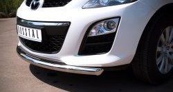 15 999 р. Одинарная защита переднего бампера диаметром 63 мм SLITKOFF  Mazda CX-7  ER (2010-2012) рестайлинг  с доставкой в г. Чебоксары. Увеличить фотографию 3