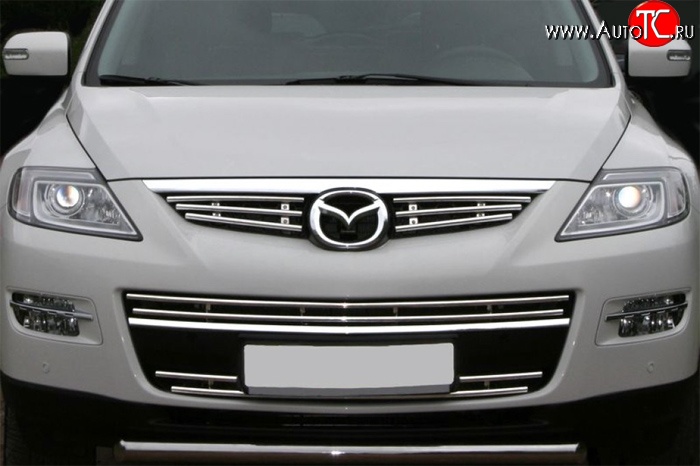 827 р. Декоративные вставки воздухозаборника Novline  Mazda CX-9  TB (2007-2009) дорестайлинг  с доставкой в г. Чебоксары