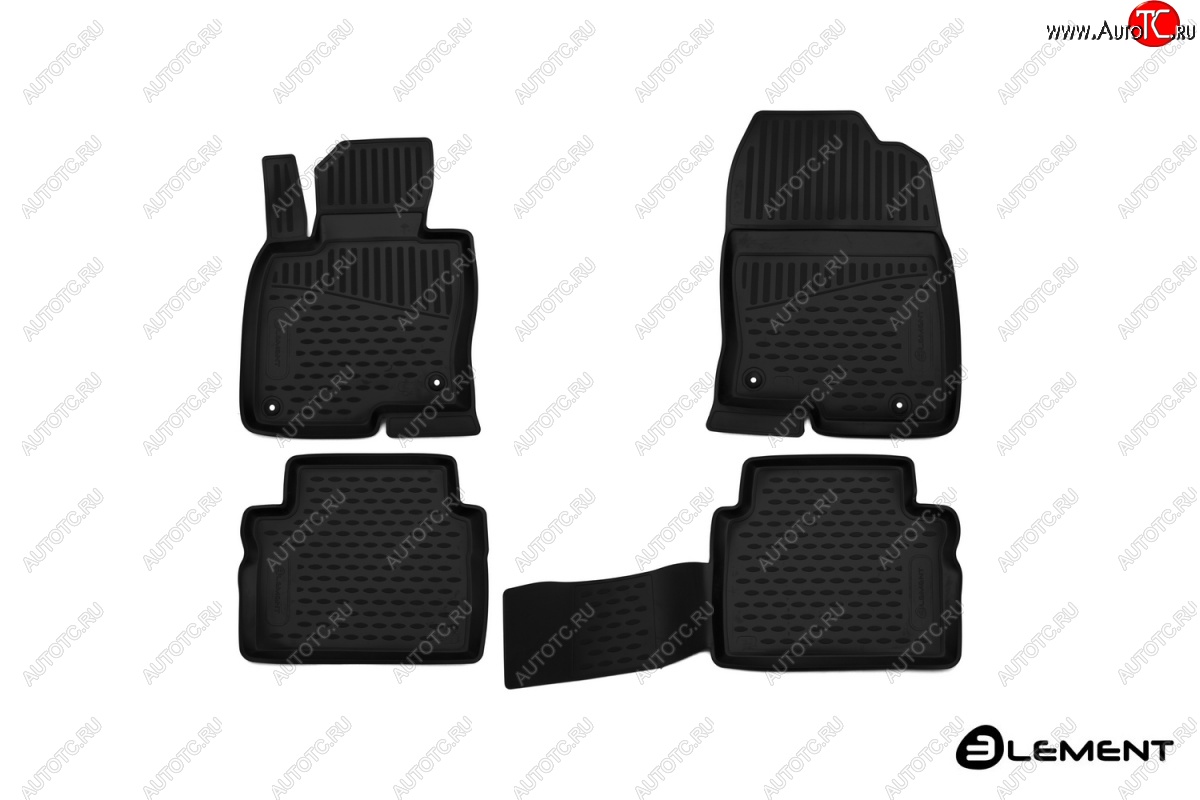 2 499 р. Коврики в салон (полиуретан) Element  Mazda CX-5  KF (2016-2025)  с доставкой в г. Чебоксары