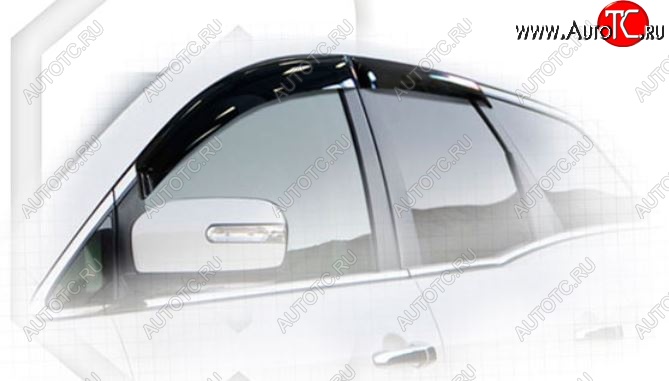 2 099 р. Дефлектора окон CA-Plastiс Mazda CX-7 ER дорестайлинг (2006-2010) (Classic полупрозрачный, Без хром.молдинга)  с доставкой в г. Чебоксары