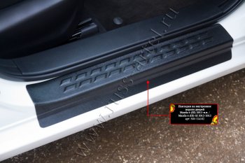 Накладки порожков салона RA Mazda 6  GJ (2012-2015) дорестайлинг седан, дорестайлинг универсал (Передние)