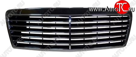 7 449 р. Решётка радиатора SAT Mercedes-Benz E-Class W210 дорестайлинг универсал (1996-1999) (Неокрашенная)  с доставкой в г. Чебоксары