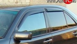 Комплект дефлекторов окон (ветровиков) 4 шт. Novline Mercedes-Benz E-Class  W210 (1996-1999) дорестайлинг седан